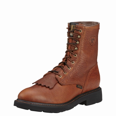 Ariat Cascade 8" Arbeitsstiefel Herren Mehrfarbig | 489RKYBUG