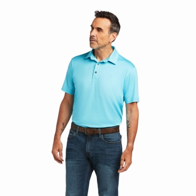 Ariat Charger 2.0 Fitted Polo Shirts Herren Mehrfarbig | 847JEZYNB