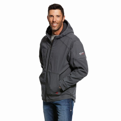 Ariat FR DuraLight Stretch Canvas Jacke Herren Grau | 519UXSGYO