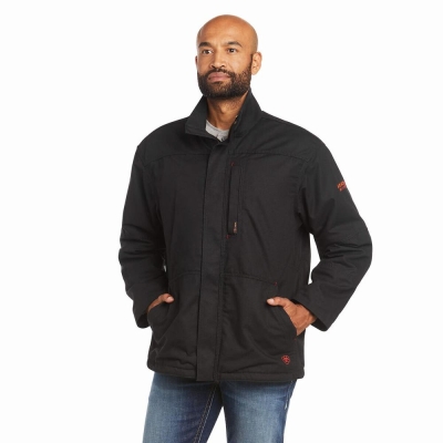 Ariat FR Workhorse Insulated Jacke Herren Schwarz | 124TJZOCA