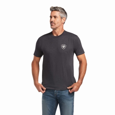 Ariat Farm Polo Shirts Herren Grau | 894DVCRYA