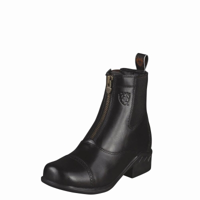 Ariat Heritage RT Zip Paddock Reitstiefel Damen Schwarz | 468GJKCHY