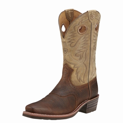 Ariat Heritage Roughstock Westernstiefel Herren Mehrfarbig | 305FXVDNT