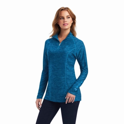 Ariat Laguna 1/4 Zip Oberteile Damen Mehrfarbig | 086SRGNME