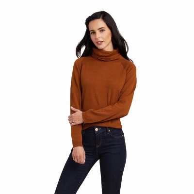 Ariat Lexi Pullover Damen Braun | 547UZFVBN