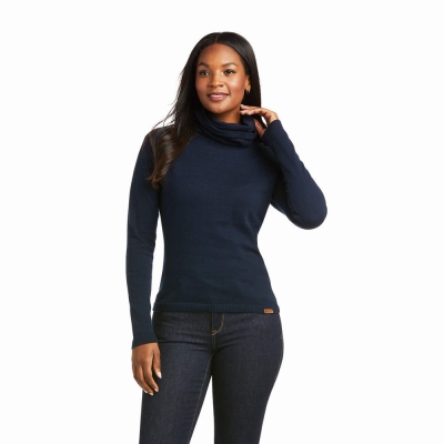 Ariat Lexi Pullover Damen Navy | 513FPXJLW