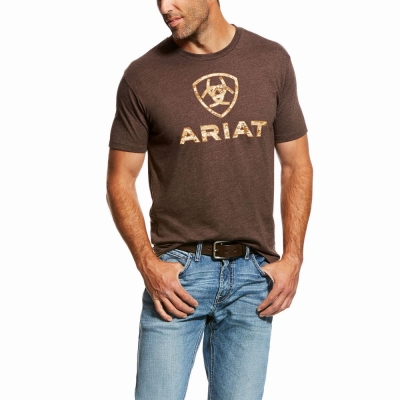 Ariat Liberty USA Hemd Herren Braun | 291BWMYZH