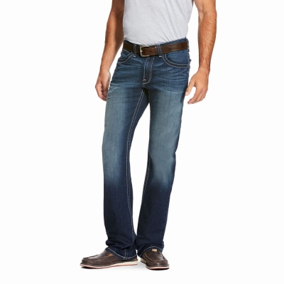 Ariat M5 Slim Cooper TekStretch Straight Jeans Herren Tiefesgrau | 240MUZVWH