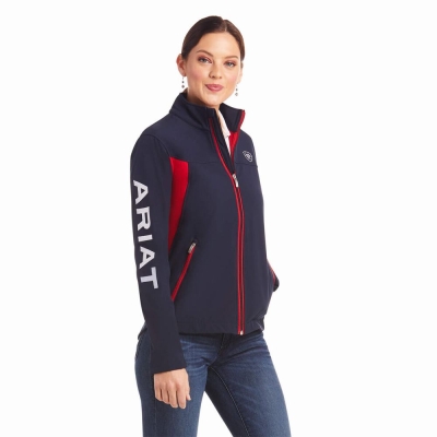 Ariat New Team Softshell Jacke Damen Mehrfarbig | 965BHITVR