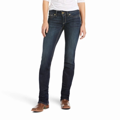 Ariat R.E.A.L. Mid Rise Arrow Fit Kylee Straight Jeans Damen Mehrfarbig | 450FSXKCN