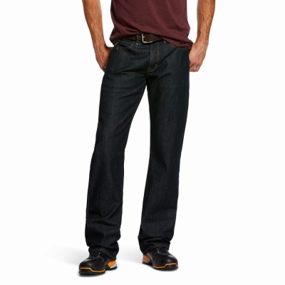 Ariat Rebar M4 Relaxed DuraStretch Basic Flannel-Gefütterte Cut Straight Jeans Herren Mehrfarbig | 562LJTHUV