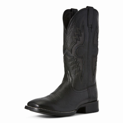 Ariat Solado VentTEK Westernstiefel Herren Schwarz Dunkelgrau | 075URKGLQ