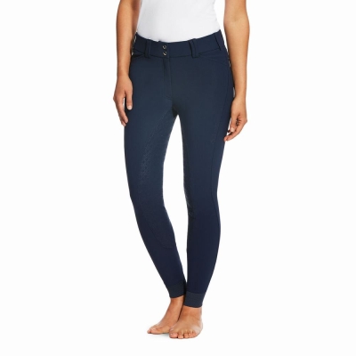 Ariat Tri Factor Grip Full Seat Breech Hose Damen Navy | 605ROGYAV