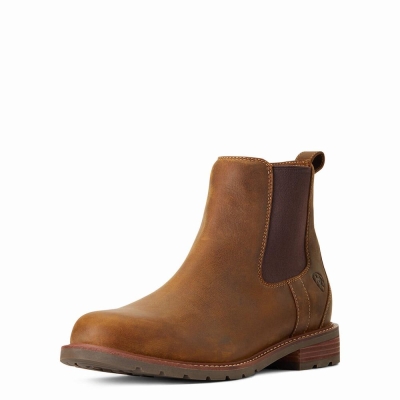 Ariat Wexford Wasserdichte Wasserfeste Stiefel Herren Braun | 026SVWTAG