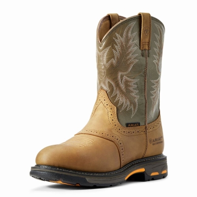 Ariat WorkHog Wasserdichte Wasserfeste Stiefel Herren Braun | 189IPANDF