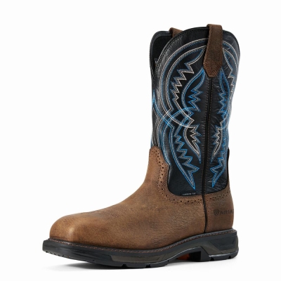 Ariat WorkHog XT Coil Weite Square Kappe Carbon Kappe Arbeitsstiefel Herren Mehrfarbig | 974DFITZG