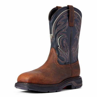 Ariat WorkHog XT Cottonwood Carbon Kappe Arbeitsstiefel Herren Braun | 238SWNTKA