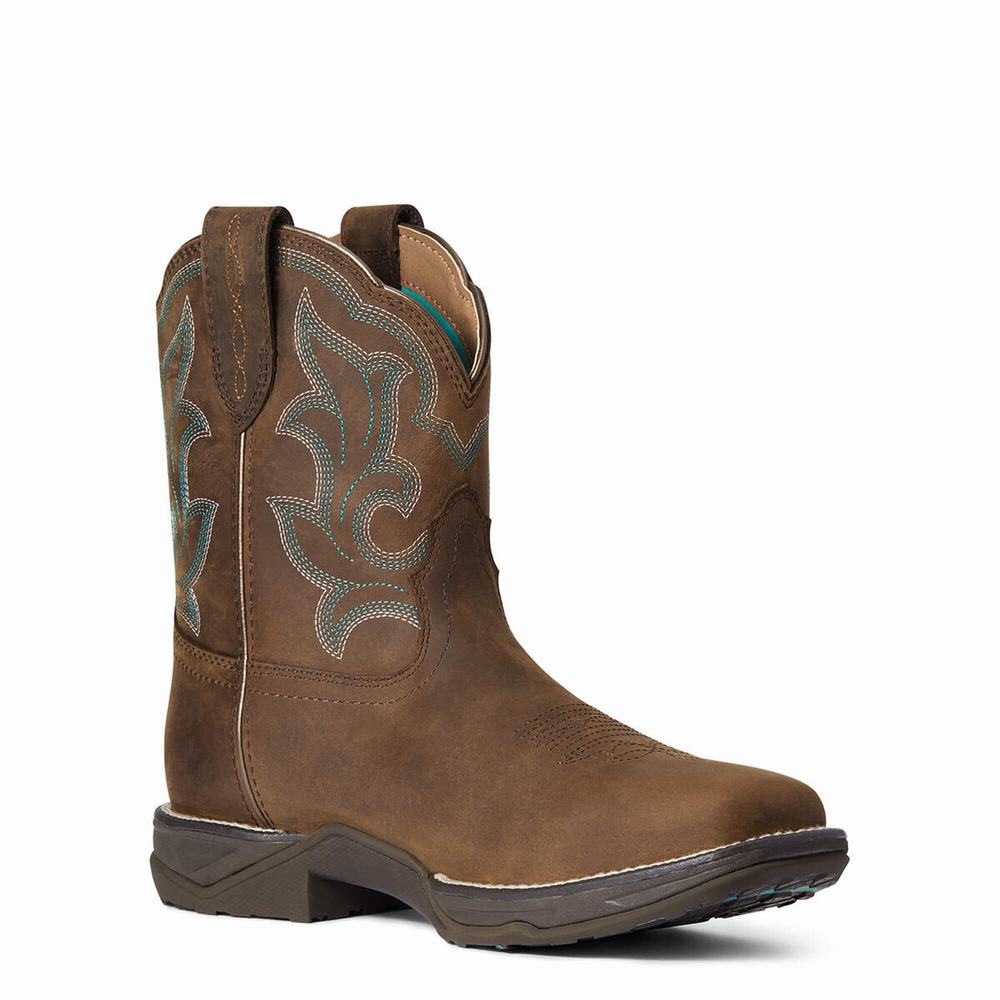 Ariat Anthem II Wasserdichte Wasserfeste Stiefel Damen Braun | 748AIFPJB