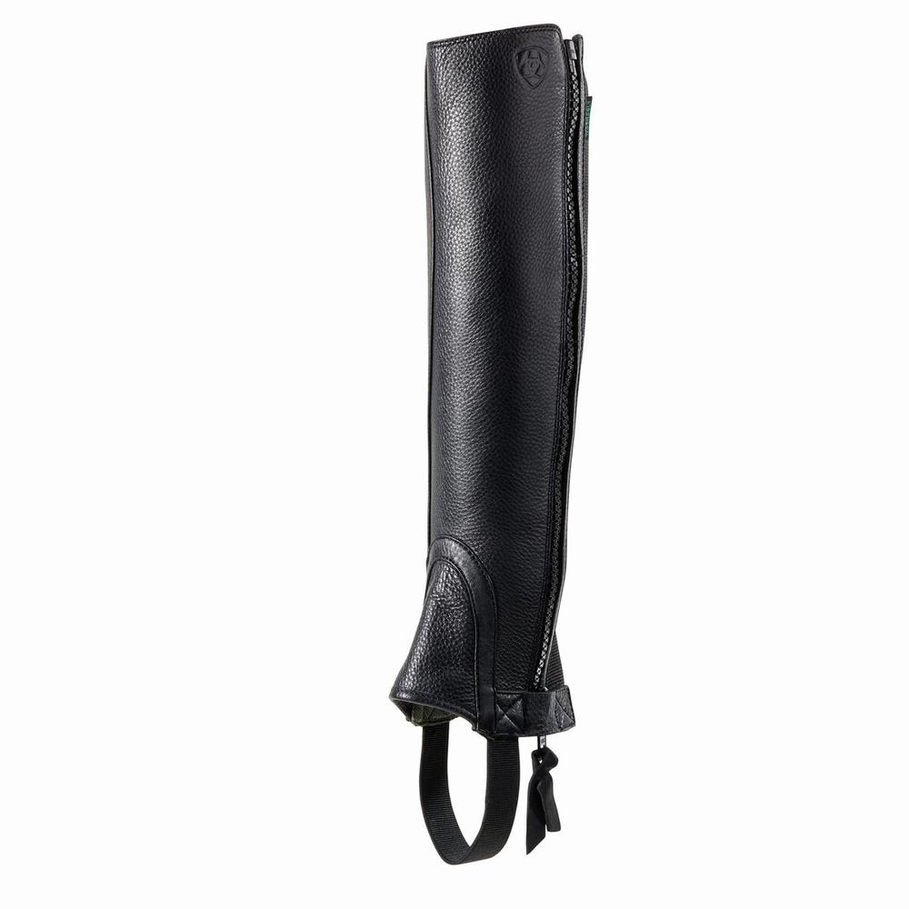 Ariat Breeze Chap Half Chap Reitstiefel Damen Schwarz | 408NWSJED