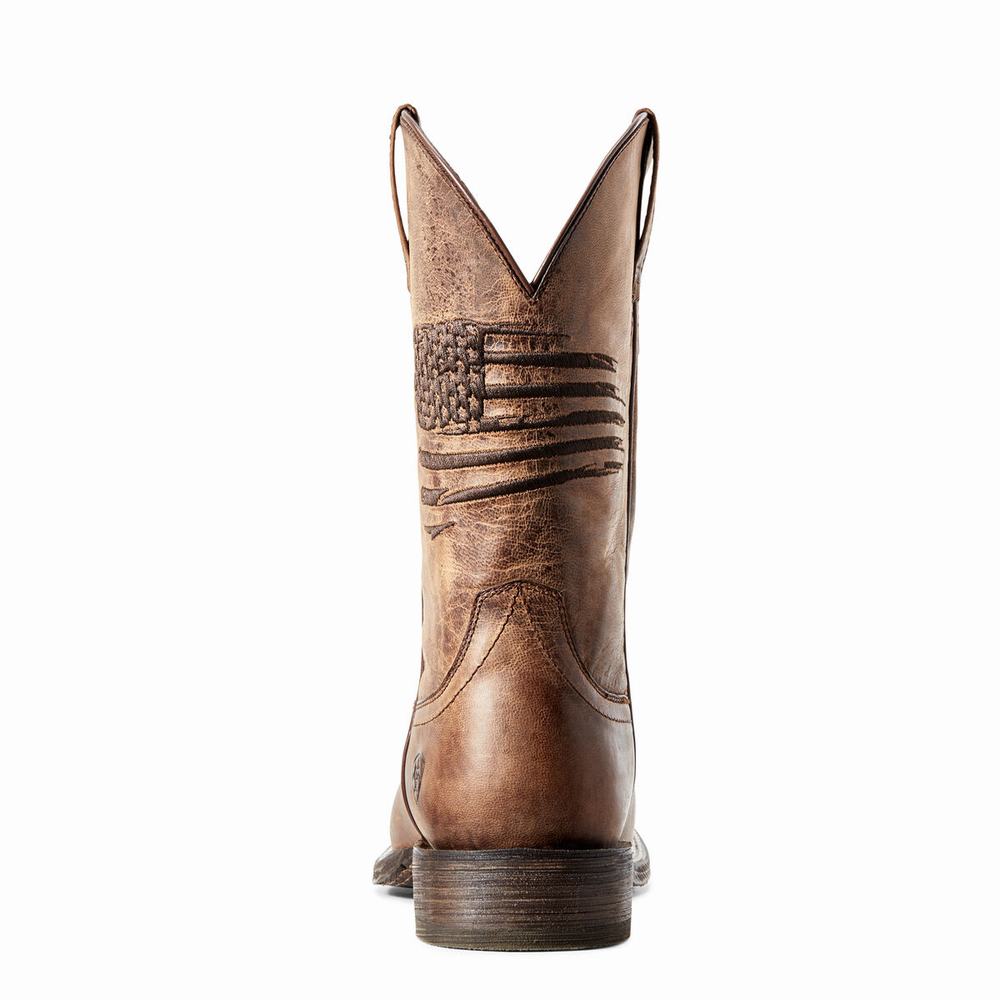 Ariat Circuit Patriot Westernstiefel Herren Braun | 726RGAJON