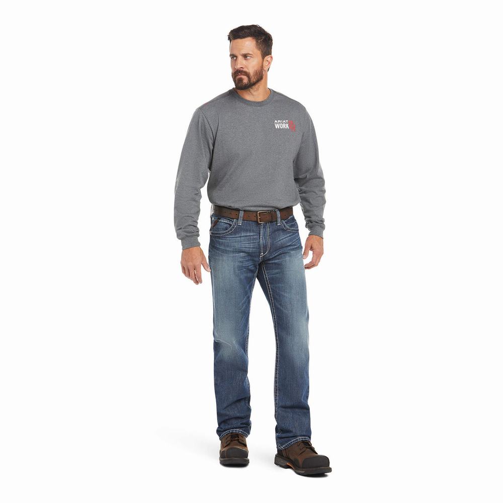 Ariat FR M4 Relaxed Ridgeline Cut Straight Jeans Herren Mehrfarbig | 012MAXHJV