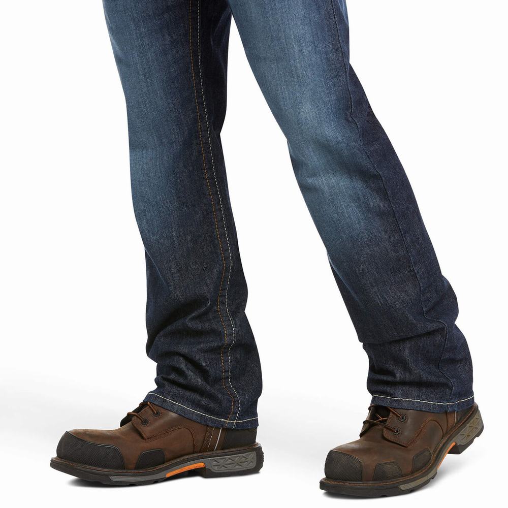 Ariat FR M4 Relaxed Stretch DuraLight Basic Cut Straight Jeans Herren Mehrfarbig | 143PVIOKY