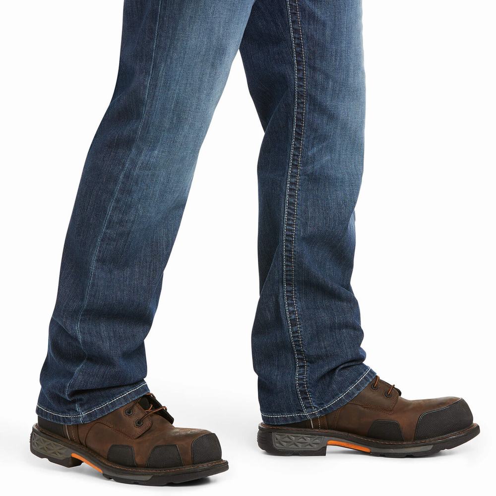 Ariat FR M4 Relaxed Stretch DuraLight Boundary Cut Straight Jeans Herren Mehrfarbig | 357SAULOR