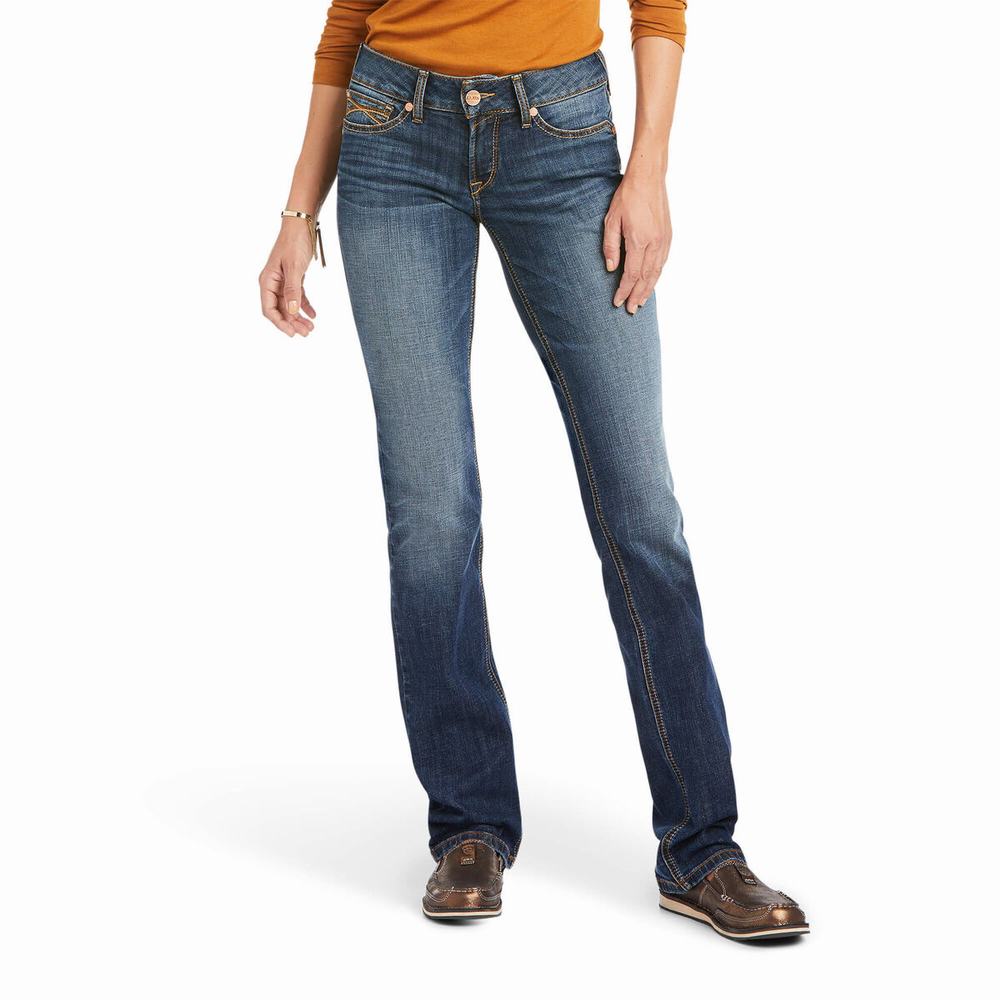 Ariat Luciana Straight Jeans Damen Mehrfarbig | 648UFJZIR