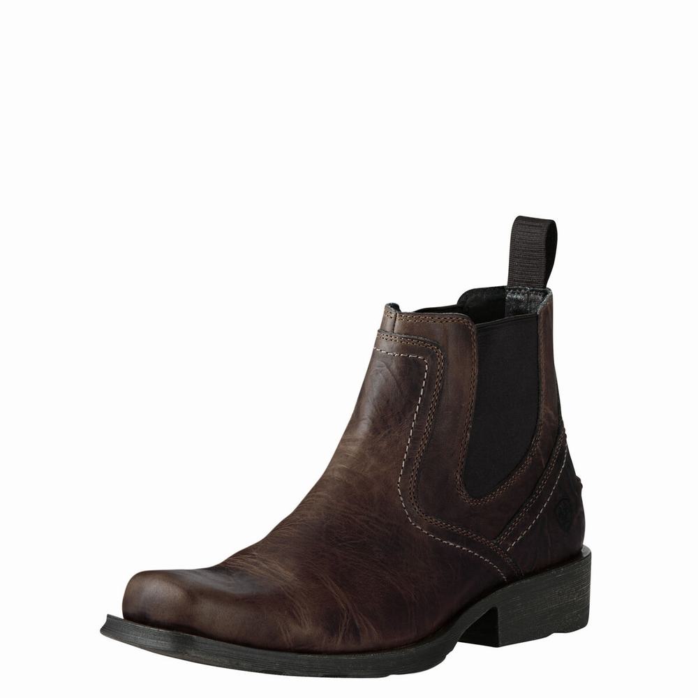 Ariat Midtown Rambler Kleid Stiefel Herren Braun | 459NULEKZ