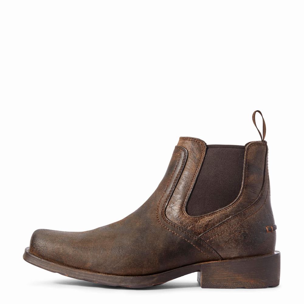 Ariat Midtown Rambler Kleid Stiefel Herren Grau | 904QFKUSI