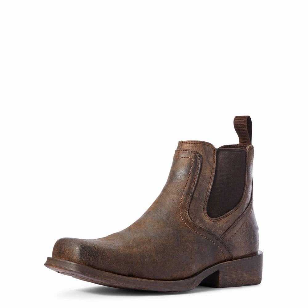 Ariat Midtown Rambler Kleid Stiefel Herren Grau | 904QFKUSI