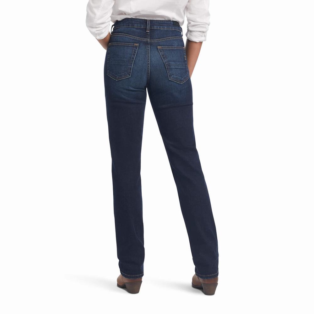 Ariat Premium High Rise Stretch Straight Jeans Damen Mehrfarbig | 756GANKZC