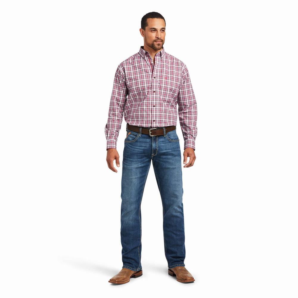 Ariat Pro Series Judson Klassische Fit Hemd Herren Rosa | 695QKHLVT