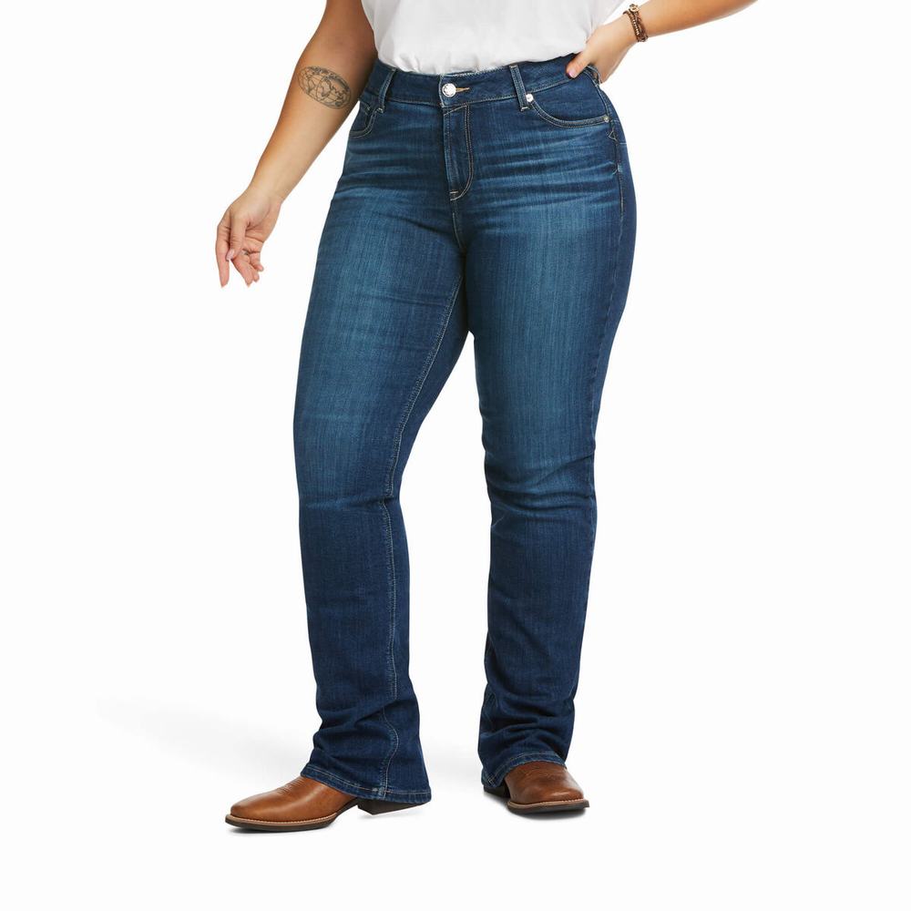 Ariat R.E.A.L. Perfect Rise Abby Straight Jeans Damen Mehrfarbig | 605FHQJBX