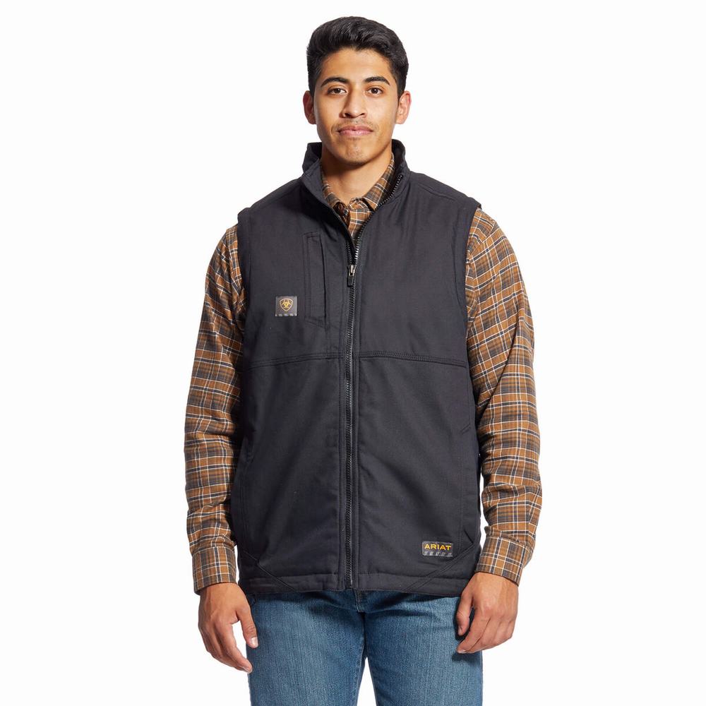 Ariat Rebar DuraCanvas Jacke Herren Schwarz | 305KCYOEN