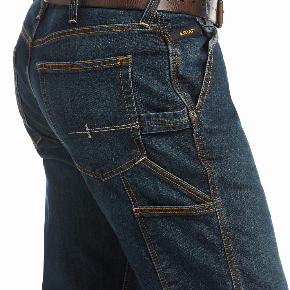 Ariat Rebar M4 Low Rise DuraStretch Workhorse Cut Straight Jeans Herren Mehrfarbig | 319LXQYEI