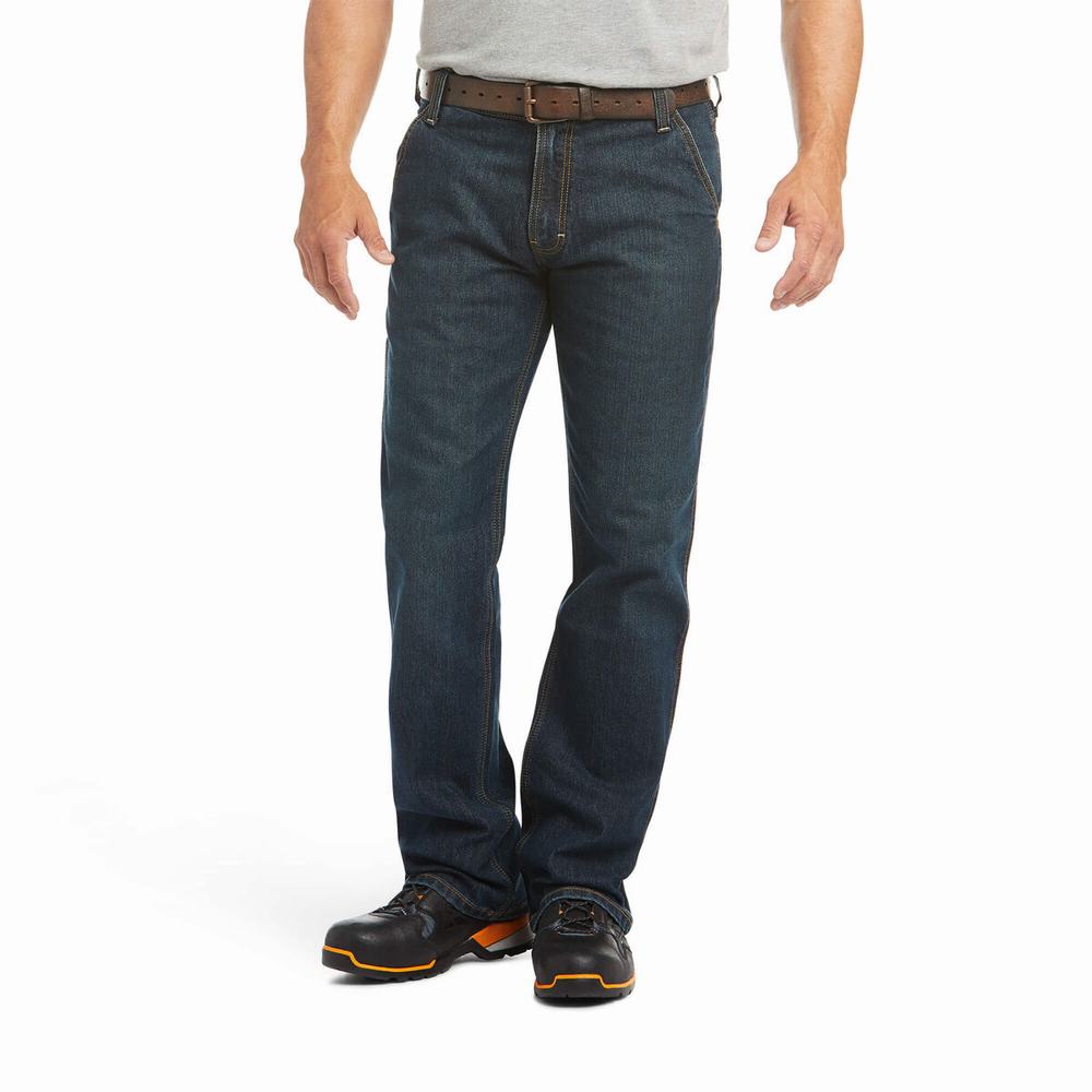 Ariat Rebar M4 Low Rise DuraStretch Workhorse Cut Straight Jeans Herren Mehrfarbig | 319LXQYEI