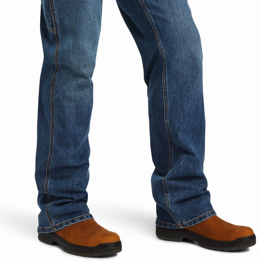 Ariat Rebar M4 Low Rise DuraStretch Workhorse Cut Straight Jeans Herren Mehrfarbig | 437NLPSIW