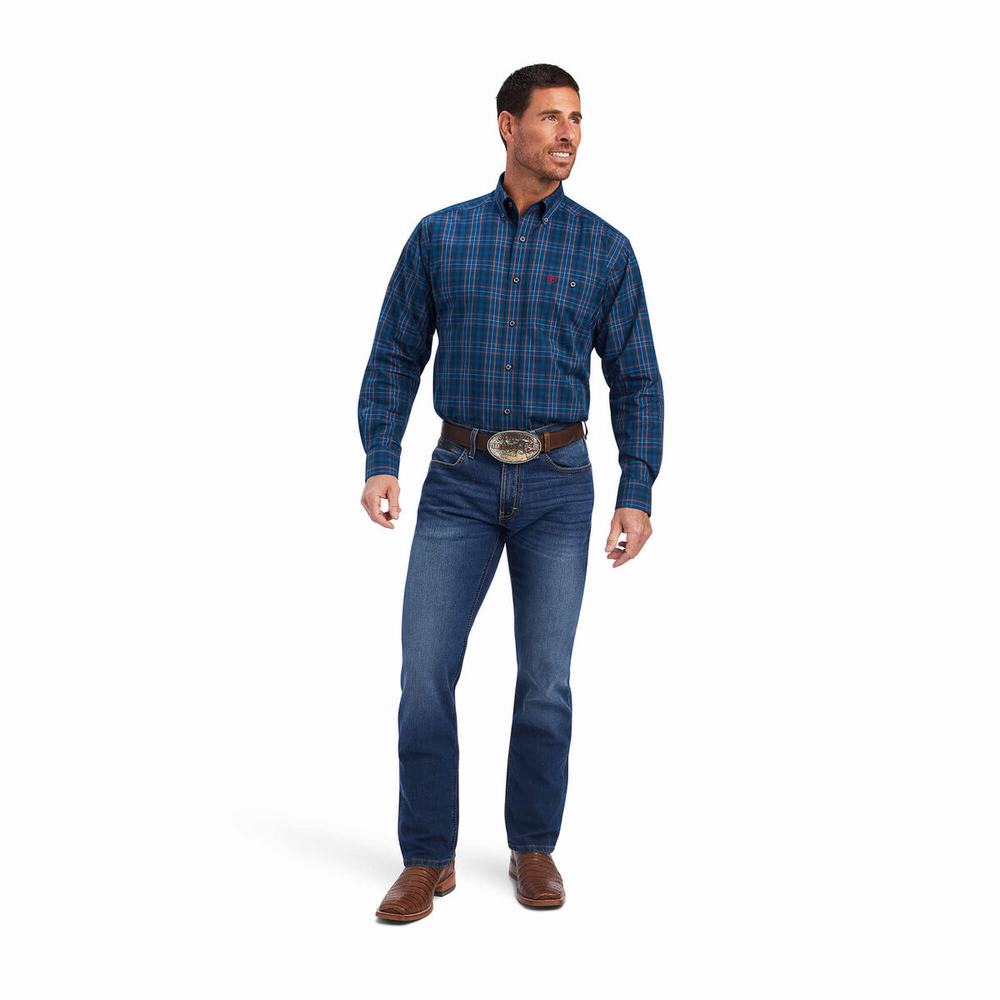 Ariat Relentless Undaunted Stretch Klassische Fit Hemd Herren Mehrfarbig | 917LYMUTI