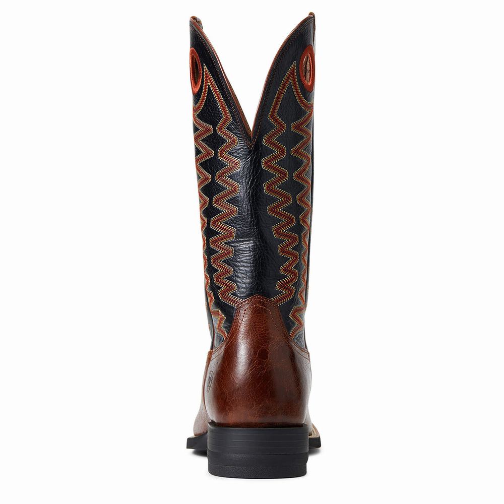 Ariat Sidepass Westernstiefel Herren Braun | 792THIAZX