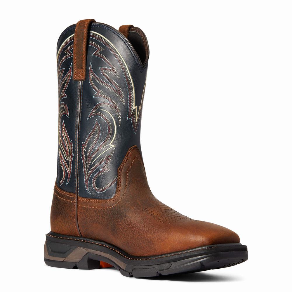 Ariat WorkHog XT Cottonwood Arbeitsstiefel Herren Braun | 150QFJATP